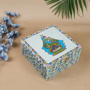 Peacock Print Box