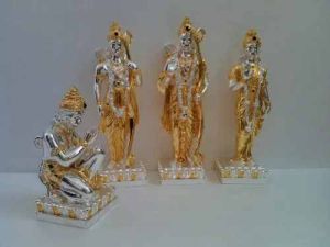 Ceramic Ram Darbar Statues