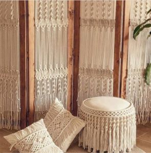 Macrame Room Divider