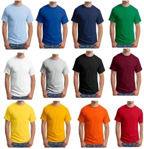 Mens Cotton Round Neck T-Shirts