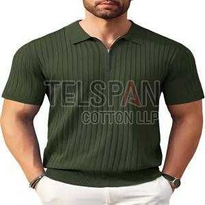 Mens Polo T-Shirts With Zipper