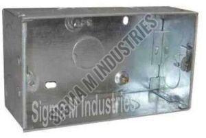 2 Modules Mild Steel Modular Electrical Box