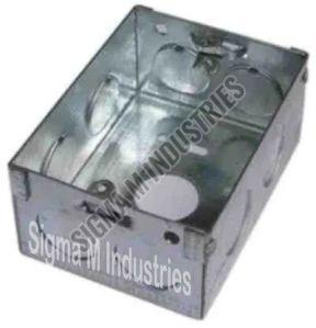 2 Modules Mild Steel Modular Electrical Box