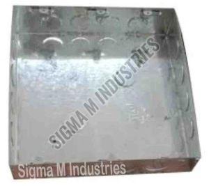 3 Module Galvanized Iron Electrical Modular Box