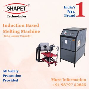 15kg Copper Melting Machine With Tilting Unit