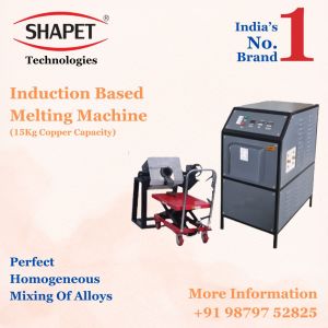 15kg Copper Melting Machine With Tilting Unit