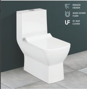 650mmx350mmX710mm One Piece Closet Toilet