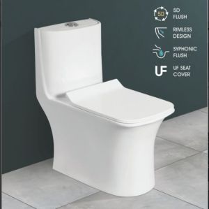 670mmx360mmX740mm One Piece Closet Toilet