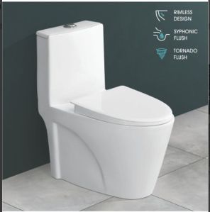 695mmx225mmX300mm One Piece Closet Toilet