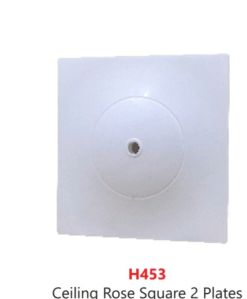 Hosper Square Polycarbonate Ceiling Rose