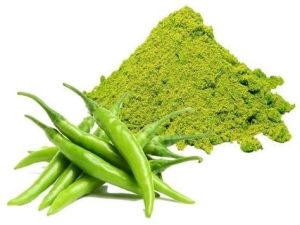 Dehydrated Green Chilli Powder