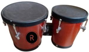 rmze professional bon-23 wooden bongo drum set