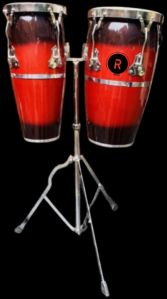 rmze professional bon-27 wooden bongo drum set