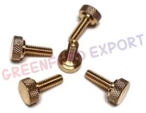 Brass Knurled Thumb Screw