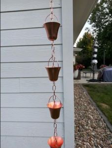 Chimes and Cups Rain Chain