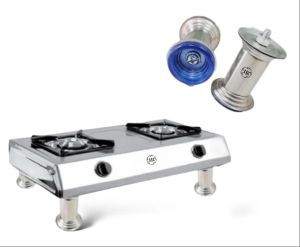 Burner Stand Knob Heavy Duty Stainless Steel Pan-Gas Stove Support Legs-Stand