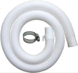 White Washing Machine Outlet Pipes