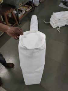 White Polyester Dust Filter Bag