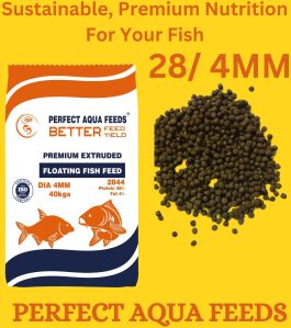 Premium Extruded 28% Protein 4mm Floating Fish Feed (2844)