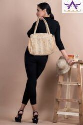 Double Shaded Jute Tote Bag