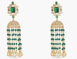 Classic Beads Jhumki Earrings