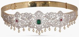 Menaha Nakshatra CZ Waist Band