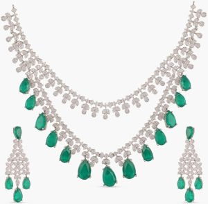 Ruihi Nakshatra CZ Layered Necklace Set