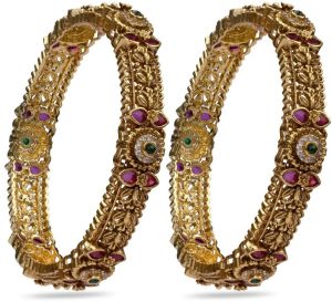 Tulasi Antique Multi Stone Bangles