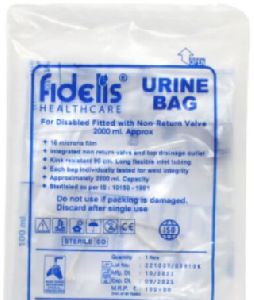 Double Layer-Uro bag or Urine Bag 2Ltr