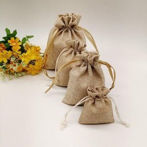 Jute Drawstring Bag