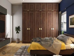 10'X7' Oliver Wings Door Wardrobe With Loft