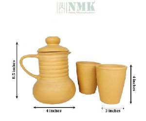 clay jug tumbler set