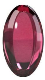 ruby cabochon