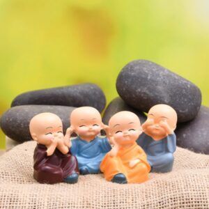 Buddha Figurine Set of 4