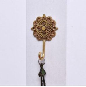 Single Brass Boho Keys Hook Coat Hook