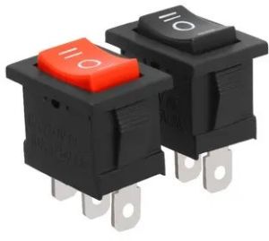 3 Pin Center Off SPDT Mini Rocker Switch