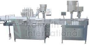 AUTOMATIC LIQUID FILLING, CAPPING & SEALING MACHINE