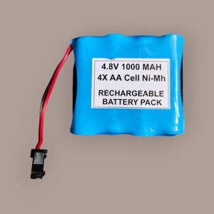 1000mAh 4.8V Battery 4 Cell Pack CL Ni-Cd AA