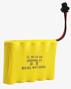 3500mAh 6v Ni-Cd AA Cell Battery Pack with SM Connector