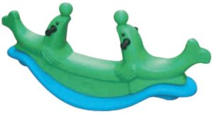 Green Dual Seal Animal Teeter Totter