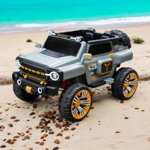 Ultra Jumbo Kids 12V Jeep 5 Motor 3 Seater Remote Control