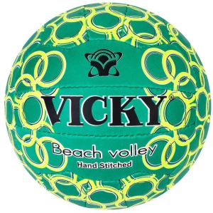 vicky beach green-lemon volleyball