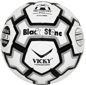 vicky black stone black-white football