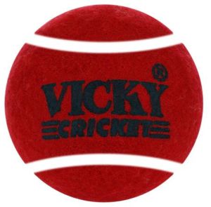 VICKY CRICKET (PACK OF 6) LIGHT TENNIS BALL - MAROON