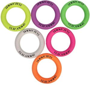 vicky jet multi-colour sponge ring