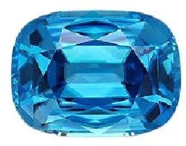 Standard Blue Zircon Gemstone