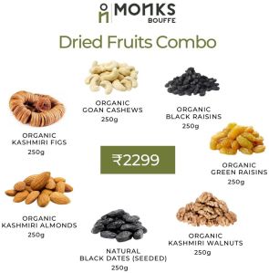 Monks Bouffe 7 Dried Fruits Combo (250g each)