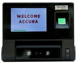 Accura Biometric Attendance Machine SIM Model