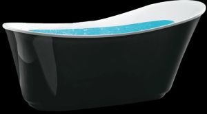 ace black designer bathtub