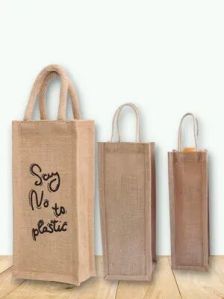 Burlap Bags For Wine/Water Bottles